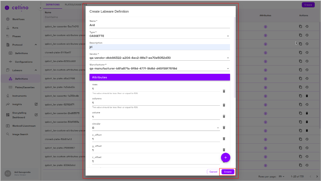 create required fields